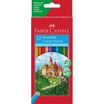 Faber-Castell - 12 crayons de couleur multicolore