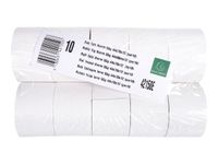 Exacompta - 10 Bobines thermiques - rouleaux caisses - 44 x 70 x 12 mm - sans Bisphénol A
