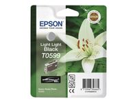 Epson T0599 Orchidée - gris clair - cartouche d'encre originale