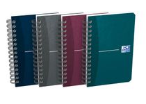 Oxford Office Essentials - Carnet à spirale 9 x 14 cm - 180 pages - petits carreaux (5x5 mm) - disponible dans différentes couleurs