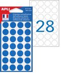 Apli Agipa - 168 Pastilles adhésives - bleu - diamètre 15 mm - réf 111842
