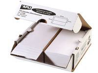 Apli Agipa - 1000 Étiquettes affranchissement blanches - 140 x 40 mm - coins droits - réf 115498