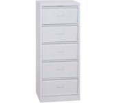 Colonne à clapets - L41 x H104 x P35 - 5 clapets - gris clair