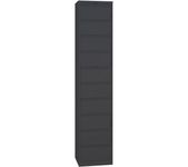 Colonne à clapets - L41 x H198 x P35  - 10 clapets - anthracite