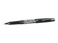 Artline - Marqueur permanent Calligraphie - pointre fibre fine - noir