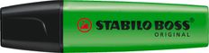 STABILO BOSS ORIGINAL - Marcador - verde fluorescente - tinta al agua - 2-5 mm