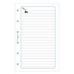 Exacompta Exatime 14 - Recharge pour organiseur - notes - 8,1 x 12,6 cm