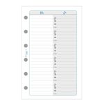 Exacompta Exatime 14 - Recharge pour organiseur - adresses/téléphones - 8,1 x 12,6 cm