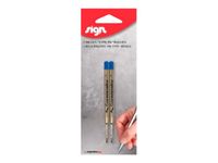 Carpentras Sign - 2 Recharges pour stylo à bille - noir - type Parker