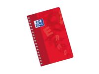 Oxford - Carnet polypro à spirale 9 x 14 cm - 180 pages - petits carreaux (5x5 mm) - disponible dans différentes couleurs