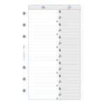 Exacompta Exatime 17 - Recharge pour organiseur - adresses/téléphones - 10,5 x 17,2 cm