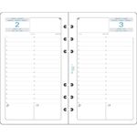 Exacompta Exatime 17 - Recharge pour organiseur - 1 jour par page - 2nd semestre - 10,5 x 17,2 cm