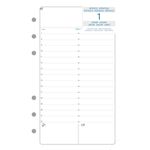 Exacompta Exatime 17 - Recharge pour organiseur - 1 jour par page - 10,5 x 17,2 cm