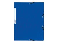 Exacompta Nature Future - 10 Chemises à 3 rabats - A4 - pour 250 feuilles - bleu