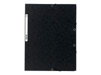 Exacompta Nature Future - Carpeta de 3 solapas - para A4 - capacidad: 250 hojas - negro moteado