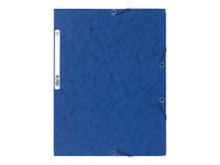 Exacompta Nature Future - Carpeta de 3 solapas - para A4 - capacidad: 250 hojas - azul moteado