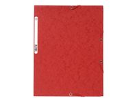 Exacompta Nature Future - Carpeta de 3 solapas - para A4 - capacidad: 250 hojas - rojo moteado