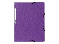 Exacompta Nature Future - Carpeta de 3 solapas - para A4 - capacidad: 250 hojas - púrpura oscuro moteado