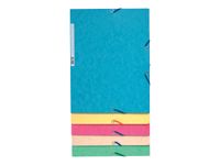 Exacompta Nature Future - 10 Chemises à 3 rabats - A4 - pour 250 feuilles - couleurs pastels assorties