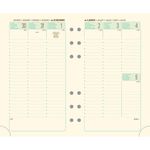 Exacompta Exatime 17 - Recharge pour organiseur - 1 semaine sur 2 pages à la verticale - 9,8 x 17 cm