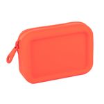 Porte‑monnaie silicone orange NEON avec design moderne - pratique au quotidien et entretien facile