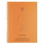 Agenda de bureau spiralé 16 mois Linicolor - 1 semaine sur 2 pages - 15 x 21 cm - disponible dans différentes couleurs - Exacompta