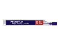 STAEDTLER Mars micro carbon - Mine de crayon - HB - noir jet - 0.5 mm - pour graphite 760, 762, 764, 779