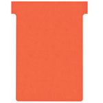 Nobo - 100 Fiches en T - Taille 3 - rouge