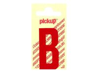 Pickup - Étiquette autocollante - 90 mm - Lettre B - rouge brillant