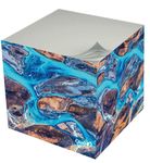 Quo Vadis - Bloc cube - Fantaisie - Multicolore - 9x9x8 cm - Papier Clairefontaine blanc - Fabrication française