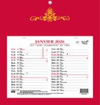Quo Vadis Skytos - Calendrier bloc mensuel - 29 x 30 cm - disponible dans différentes couleurs