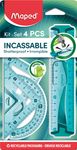 Maped Incassable - Mini kit de traçage 4 pièces