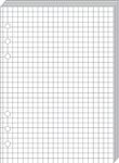 Quo Vadis Timer 17 - Recharge pour organiseur - 10 x 17 cm - bloc-notes blanc
