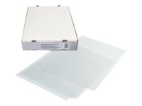 100 Pochettes coin neutres - A4 - pour 25 feuilles - 12/100 - incolore
