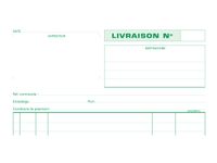 Exacompta - Manifold Carnet de livraisons - 50 dupli - A4