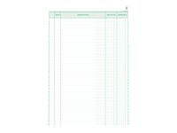 Exacompta - Manifold Carnet de recettes/dépenses - 50 dupli - A4