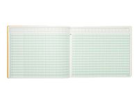 Exacompta - Piqûre tête paresseuse - 30 colonnes sur 2 pages - 27 x 32 cm