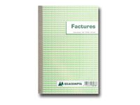 Exacompta - Manifold Carnet de factures - 50 dupli - A5