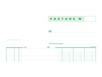 Exacompta - Manifold Carnet de factures - 50 dupli - A4