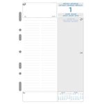Exacompta Exatime 21 - Recharge pour organiseur - 1 jour par page - 14,2 x 21 cm