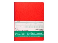 Exacompta - Registre des ventes - 7 colonnes - 32 x 25 cm - 80 pages