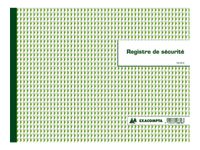 Exacompta - Registre des contrôles de santé et de sécurité au travail - 24 x 32 cm