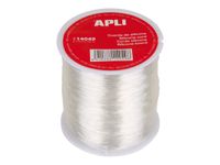 Apli Agipa - Bobine de fil silicone - 0,7 mm x 100 m - transparent