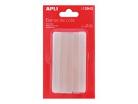 APLI kids - 10 bâtons de colle pour pistolet à colle - transparent