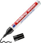 Rotulador permanente edding 3000 negro 1,5-3 mm