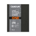 CANSON - Art Book Sketch Book Noir - 98 Feuilles - 29,7 x 35,6 cm - 100 g
