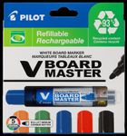 Pilot V BOARD MASTER - 5 Marqueurs effaçables - pointe ogive moyenne - couleurs assorties