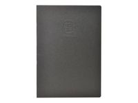 Clairefontaine Crok'Book - Carnet de dessin noir - 17 x 22 cm - 48 pages - 90 gr