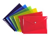Exacompta Iderama - Pochette enveloppe - format A5 - bouton pression - disponible dans différentes couleurs