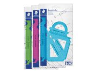 Sets geometria para zurdos y diestros colores surtidos